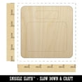 thumbnail image 2 of Scale Weight Loss Wood Shape Unfinished Piece Cutout Craft DIY Projects - 4.70 Inch Size - 1/4 Inch Thick, 2 of 7
