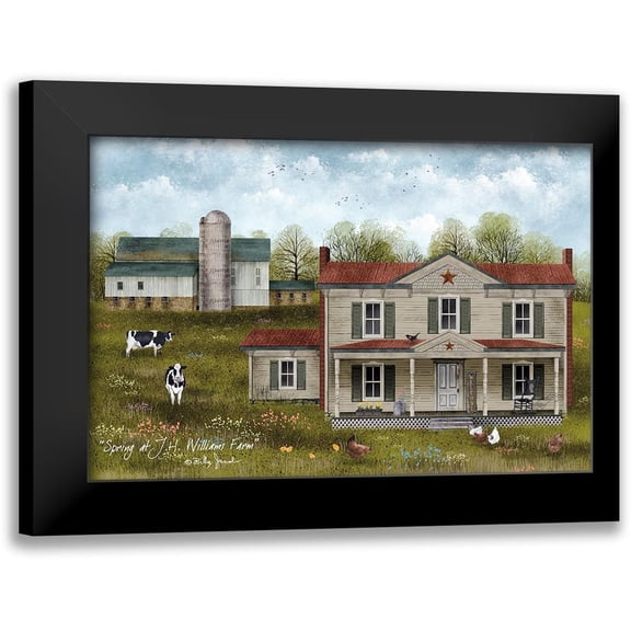 Jacobs, Billy 14x11 Black Modern Framed Museum Art Print Titled - Spring at J.H. Williams Farm