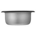 thumbnail image 1 of TAILTOSS Stainless Steel Rice Cooker Inner Pot, 1.5l, Black, Non-Stick, Electric, Rice Cooker, 1 of 7
