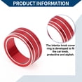 thumbnail image 6 of Unique Bargains AC Media Radio Tune Mirror Knob Cover Interior Trim for Toyota Camry 21-23 Aluminum Alloy Red 5 Pcs, 6 of 6