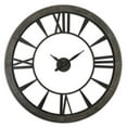 thumbnail image 3 of Uttermost Ronan 60" MDF Wood and Metal Wall Clock in Dark Rustic Bronze/Gray, 3 of 5