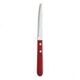 thumbnail image 1 of Libbey 200 1682 Couteau à Steak 8 1/4 Pouces avec Manche Rouge et Bout Rond, 1 of 1