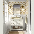 thumbnail image 2 of S4Sassy Peel & Stick Vinyl Wallpaper, Urban Chic Circle Ikat Contact Paper Waterproof - Yellow, 25"x120", Removable Modern Wall Covering for Home Decor in Bedrooms & Living, Renter Spaces, 2 of 8