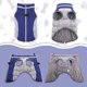 thumbnail image 3 of Chaqueta impermeable y cálida para perros pequeños, medianos y grandes, ropa reflectante para mascotas para clima frío, chaleco resistente al viento con forro polar y arnés, XL, 3 of 4