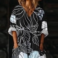 thumbnail image 5 of Uootdi Vintage Dresses for Women Floral Print V Neck Large Patch Pockets Asymmetric Hem Loose Fit Breathable Maxi Dresses Casual Dresses Boho Wear Gift, 5 of 7