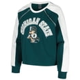 thumbnail image 2 of Women's Gameday Couture Green Michigan State Spartans Blindside Raglan-Cropped Pullover Sweatshirt, 2 of 3