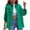 #7-Green, variant on Womens Fall Fashion Jackets Solid Color Denim Shacket Button Down Denim Shirt Puff Sleeve Denim Shirt Jacket Coat