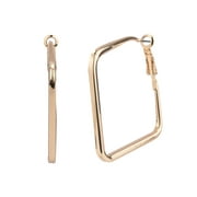 Time And Tru Eb Gold Square Hoop