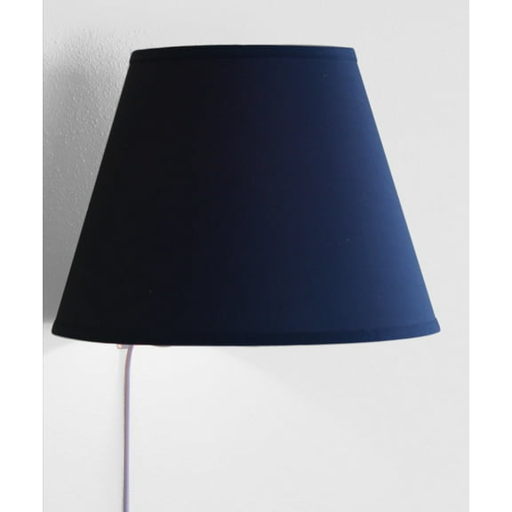 Floating Shade Plug-In Wall Light Textured Slate 9x16x12