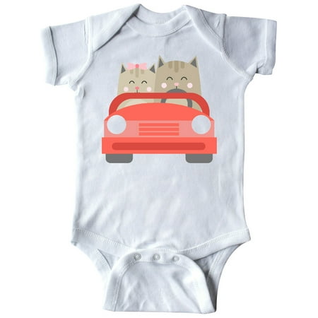 

Inktastic Cats in a Car Gift Baby Boy or Baby Girl Bodysuit