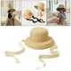 thumbnail image 1 of de moda ños de , sombrero de terre con ajustable, gorras superiores de protección solar para - Blanca blanca Macarena Sombrero de sol para niños, 1 of 8