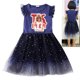 thumbnail image 4 of Taylor Swift Niñas Vestido De Verano De Algodón De Dibujos Animados Lindo Impresión De Manga Corta Cielo Estrella Dobladillo Niños, 4 of 4