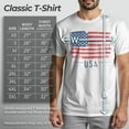 thumbnail image 5 of Men's Lost Gods Fourth of July  USA Flag Freedom  Graphic Tee White 3X Large, 5 of 9