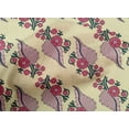 thumbnail image 4 of oneOone Organic Cotton Voile Fabric Leaves Block Print Sewing Fabric BTY 42 Inch Wide, 4 of 4