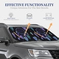 thumbnail image 5 of Uemuo Dreamcatcher With Colorful Feathers Printed 2 PCS Car Windshield Sun Shade, Auto Sun Heat and UV Rays Blocker, Foldable Automotive Front Window Sunshade Protector, 5 of 7
