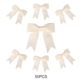 thumbnail image 3 of Lazos Artesanales Meseey 50 Piezas Cinta de Grosgrain Blanca de 7.5 cm, 3 of 7