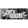 thumbnail image 2 of Kimberly, Allen 14x8 Gold Ornate Wood Framed with Double Matting Museum Art Print Titled - Pops Garage, 2 of 4