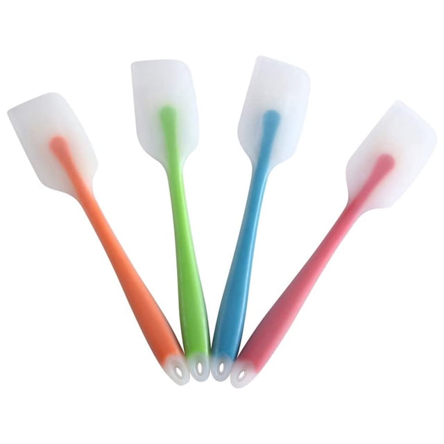 Juego de 4 espátulas de silicona, espátula flexible resistente al calor, utensilios de cocina de primera calidad con buen agarre, sin costuras, resistente, sin BPA, apto para lavavajillas Namotu CPB-US-WZY80