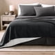 thumbnail image 2 of Bare Home Manta de Cama de Felpa Sherpa Mullida y Suave, Reversible, Liviana, Tamaño Matrimonial/queen, Negra, 2 of 6