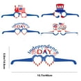 thumbnail image 3 of Generic 4Th of July Patriotic Party Accessories, American Usa Flag Accessories Red Blue White for Adult, 4Th of July Accessories Independence Memorial Day Party Prop, Home Decor Clearance, 3 of 6