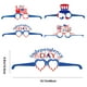 thumbnail image 3 of Xihbxyly Vasos de Papel Del Día de La Independencia, Diseño Festivo Multicolor, Ligeros y Prácticos, Accesorio para Reuniones Familiares, Set de Decoración para Fiestas, Envío Rápido, Varios Tamaños, 3 of 7
