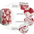 thumbnail image 5 of Waterproof Shower Curtain, Red Love Heart Valentines Day Polyester Fabric Bathroom Curtains with 12 Hooks, 36" W x 72" H, Love Heart White Quick-Drying Bathtub Curtain, 5 of 6