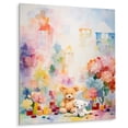 thumbnail image 2 of Designart "Whimsical Kids floral Haven IV In Colorful"Nursery's Metal Wall Art Colorful Nursery Office Room Wall Art, 2 of 6
