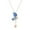 Blue, variant on SIfdSeng Personality Long Tassel Pendant Necklace for Women Jewelry Gifts