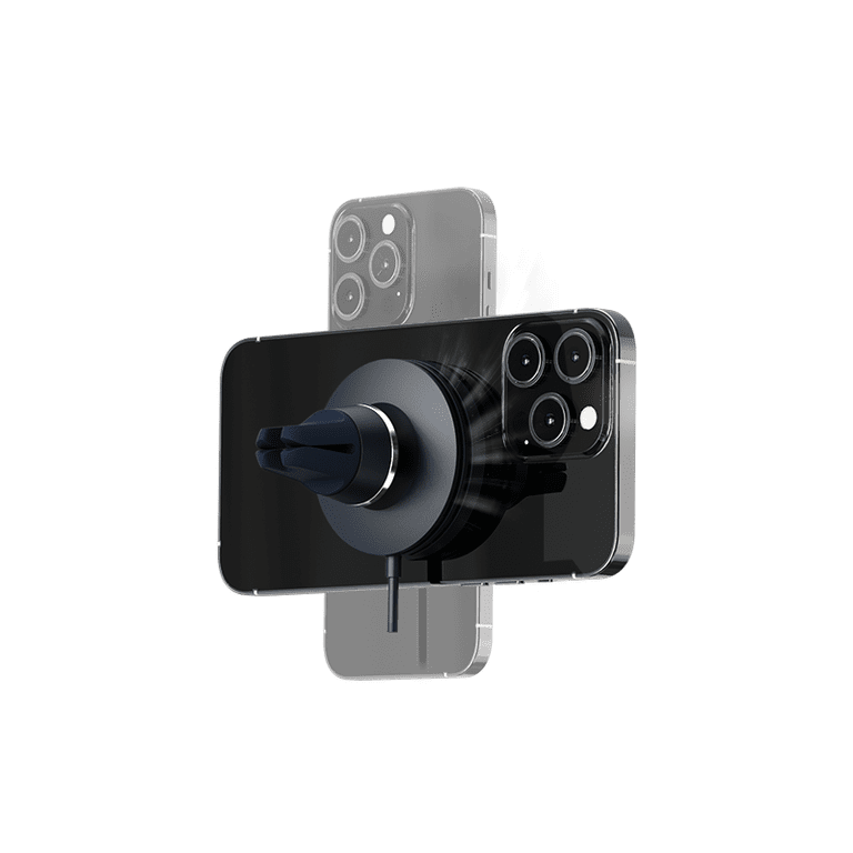 Compact Wireless Charging Magnetic Air Vent Mount photo 3