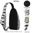 thumbnail image 3 of Crossbody Sling Backpack for Women Men Shark Sharks Ocean Fish Shoulder Sling Crossbody Casual Chest Bag for Travel Sports Running Hiking, 3 of 6