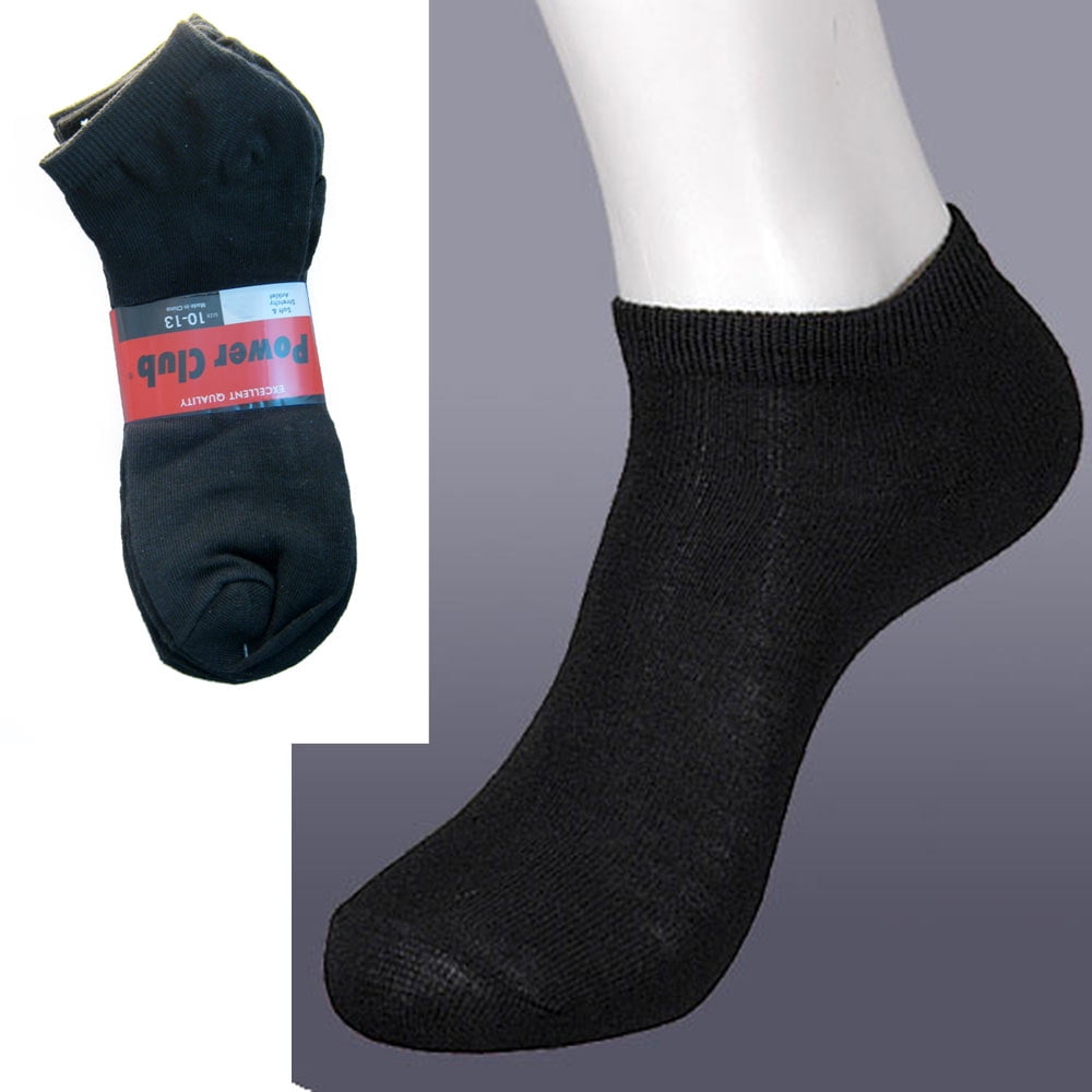 3 Pairs Ankle Socks Mens Womend Low Cut Crew Sport Spandex Size 1013