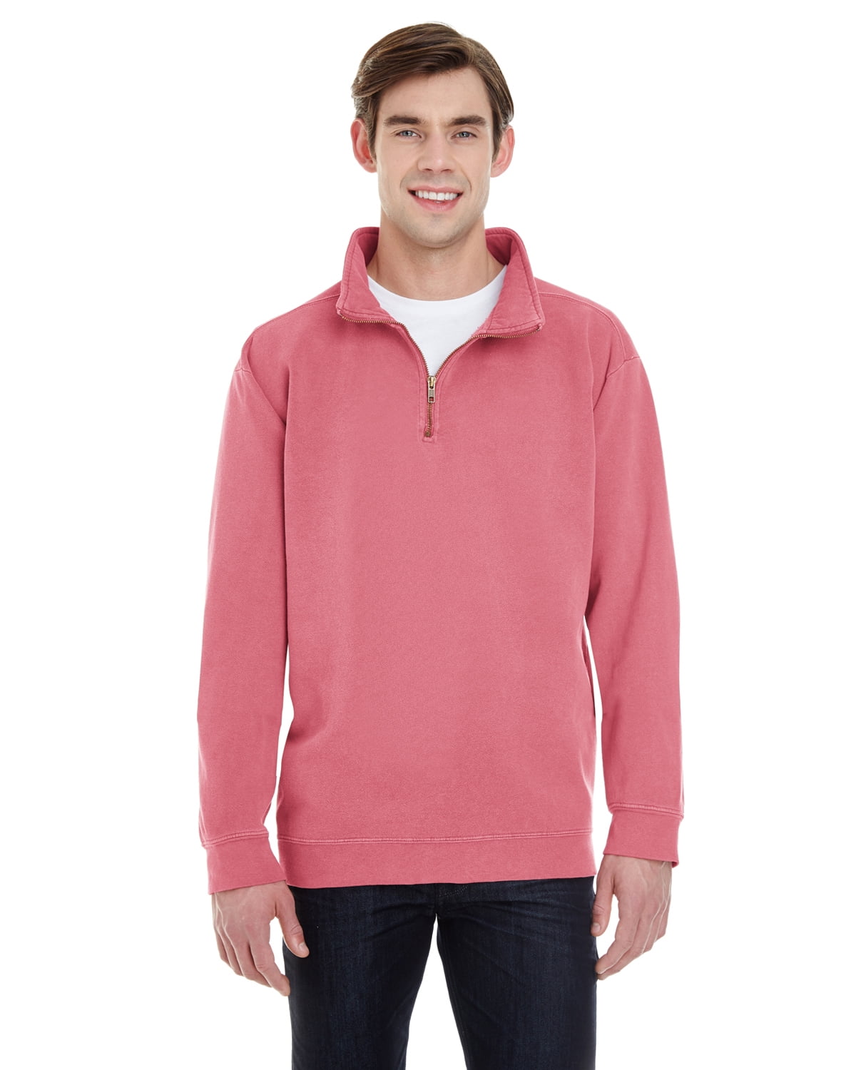 Comfort Colors Adult Quarter-Zip Sweatshirt - 1580 - Walmart.com