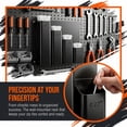 thumbnail image 6 of 1 Pc Multi-Function Tool Bag with 4 Screws, Wall Mount Cable Tie Organizer Storage Rack for Garage Workshop Home Wire Arrangement Tools, 6 of 9
