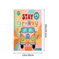 thumbnail image 4 of AmhNF Stay Groovy Peace Van Garden Flag For Home Outdoor Garden Yard Decor 12x18 inch, 4 of 5
