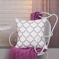 thumbnail image 3 of Phantoscope Vintage and Classic Series Decorative Throw Pillow Cover, 18" x 18", Light Purple, 4 Pack, 3 of 6