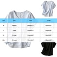 thumbnail image 4 of Sexlip Women's Top V-Neck Short Sleeve Casual Stylish Look Daily Wear Essential Durable Quality Fashion Forward Modern Style Black L, 4 of 6