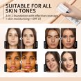 thumbnail image 2 of 2PCS Foundation+Blush Combination,Magic Pink & Natural Beige,Light, Breathable And Not Greasy,Moisturizing Cream Formula,Suitable For All Kinds Of Makeup Base,Ideal Holiday Gift for Women 30ML*2, 2 of 5