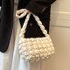 thumbnail image 4 of Bolsos cruzados para mujer, bolso acolchado de Color sólido, bolso de mano plisado a la moda para mujer, 4 of 7