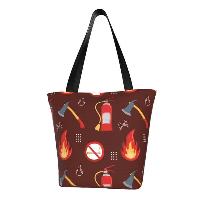 Disketp Fire Extinguisher Bolsa de Hombro Casual para Mujer, Bolso Cruzado para Compras, Viajes y Uso Diario
