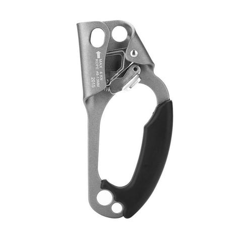 

Right Hand Climbing Rope Handle Clamp for 8mm-13mm Rope Rock Climbing Equipment (Grey)