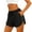 *Black, variant on ClodeEU Women's Lightweight Quick Dry 3" Running Shorts ,Athletic Training Shorts for Marathon,Gym Black,Womens Plus XXXL