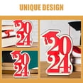 thumbnail image 3 of Minkissy 1Pcs Graduation Centerpieces Wooden Sign for Photo Props 11.9x5.7x2.0in, 3 of 8