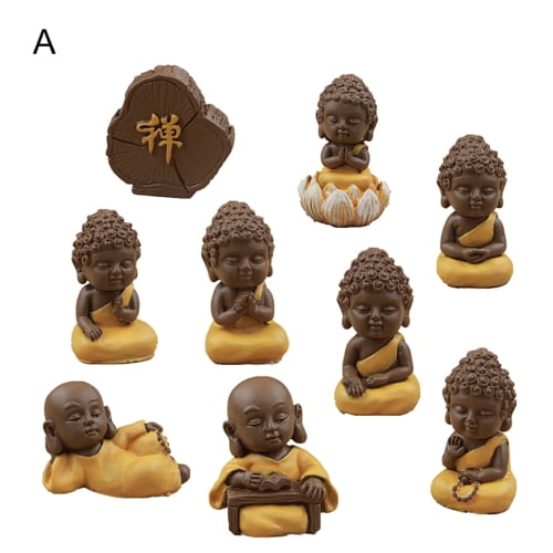 Miniature Buddha Figure Peach Wood Buddha Small Monk -  Hong Kong