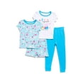 thumbnail image 2 of Ensemble de Pyjama en Coton 4 Pcs pour Filles Tout-Petits, Mieux Ensemble, Taille 2T, 2 of 2