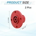 thumbnail image 2 of 2pcs 4 Pole Speaker Jack Twist Lock,2 Inch XLR Speaker Panel Mount,Red, 2 of 7