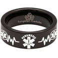 thumbnail image 5 of Paramedic Tungsten Carbide Ring, 5 of 9