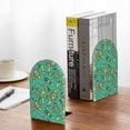 thumbnail image 5 of Picia Funny Animals in Jungle Pattern Wood Bookends for Shelves,Non-slip Bookends, Heavy Duty Wooden Bookend Support,1 Pair, 5 of 8