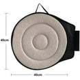 thumbnail image 7 of 360° Swivel Seat Cushion for Car - Portable Rotating Memory Foam Car Seat Pad, Non-Slip Auto Round Disc Rotary Chair Cushions Pad for Elderly or Those with Limited Mobility (Grey), 7 of 7