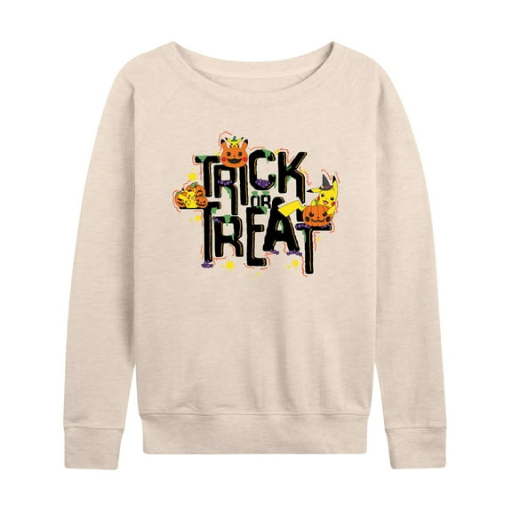 Pokémon - Trick Or Treat - Women's Lightweight French Terry Long Sleeve Shirt