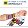 thumbnail image 4 of EGNMCR Makeup Face Color Facial Fluorescent Paint Pan Easy-to-Clean Water-Soluble Pigments Fluorescent painted plate, 4 of 9